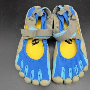 Men's Vibram FiveFingers M118 Sprint Shoes Size 44 Bright Blue RARE